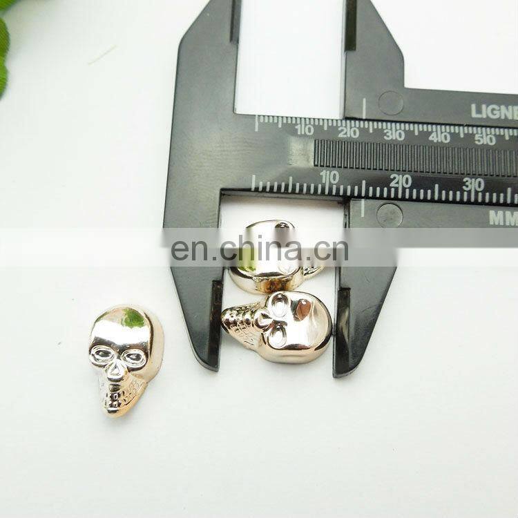 hip hop style fashion plated garment studs skull