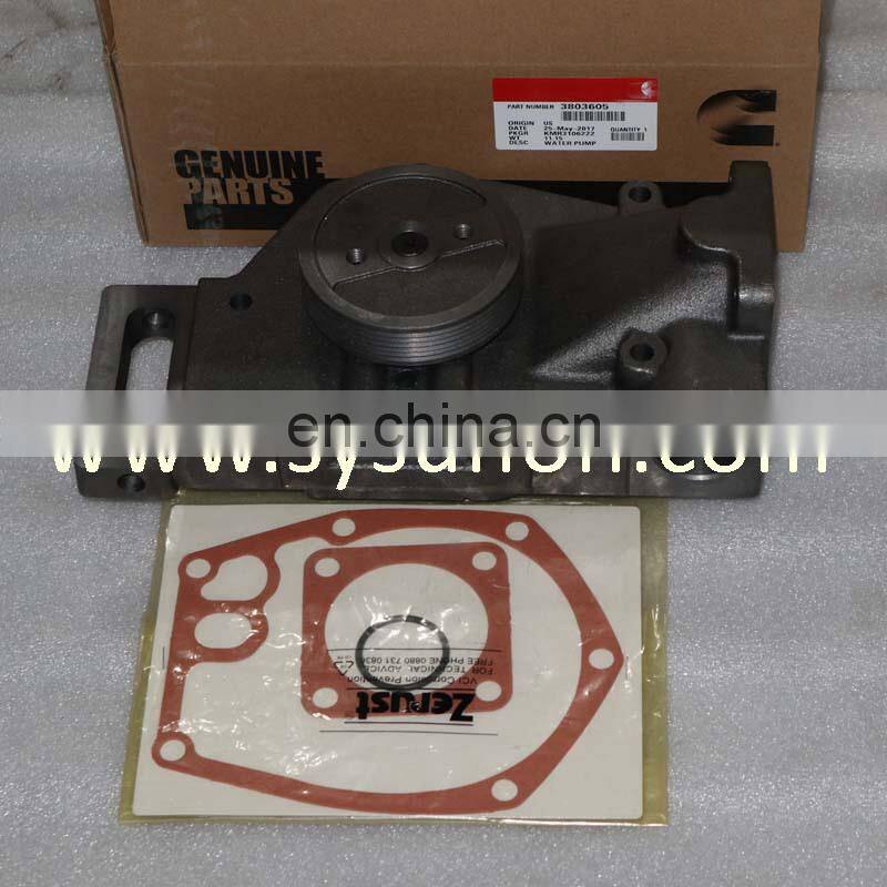 N14 diesel engine Water Pump assembly 3803605 3067998 3076529 for construction machinery