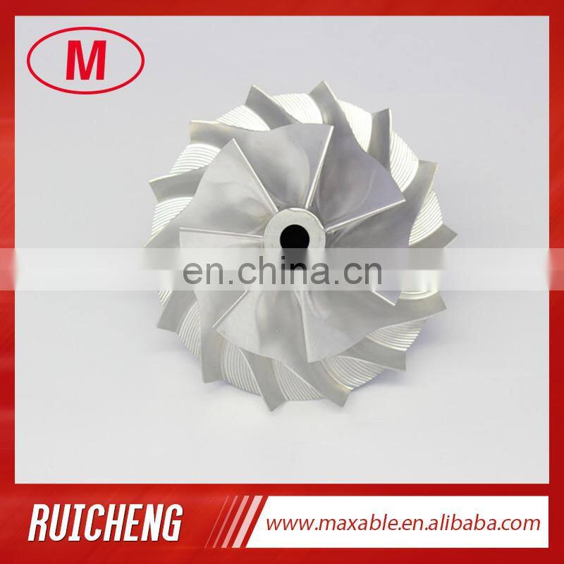 S300 7+7 blades 64.50/88.55mm turbo Billet/milling/aluminum 2618 compressor wheel for 2008-2010 Powerstroke Compound turbo
