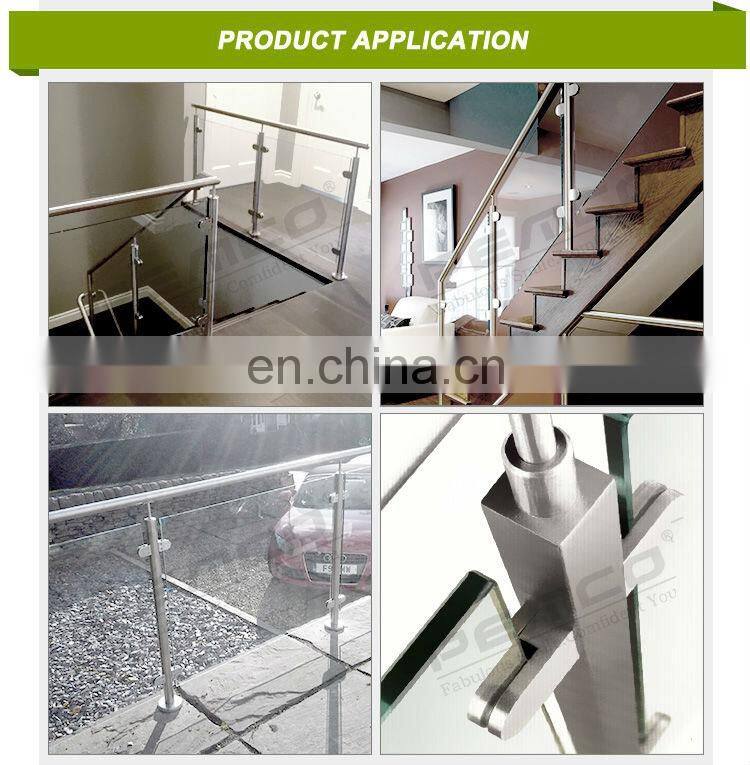 Hot sale Customized High Quality Polished Stainless Steel 304 clamp for frameless glass