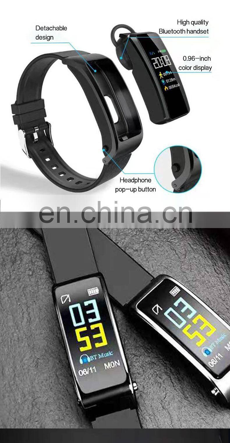 Smart Watch Best Watch For Women Custom Wireless Bluetooth Headset 2 In 1 Touch Screen Digital Android Watch Smart Manufacturer