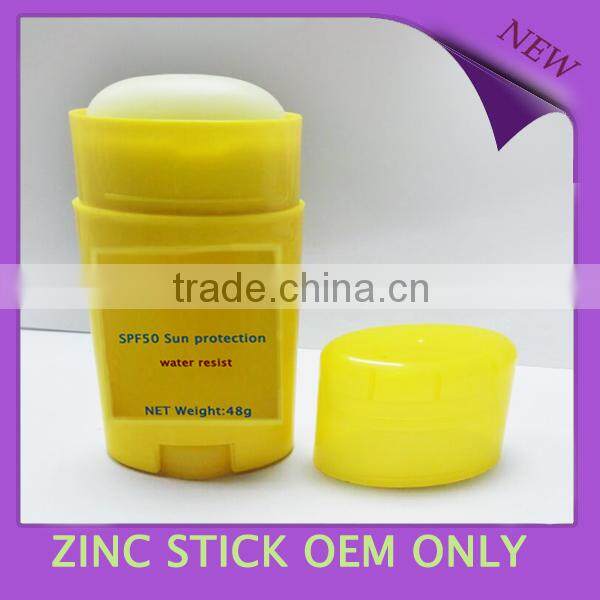 2016 zinc sunscreen Stick OEM bulk SPF 30