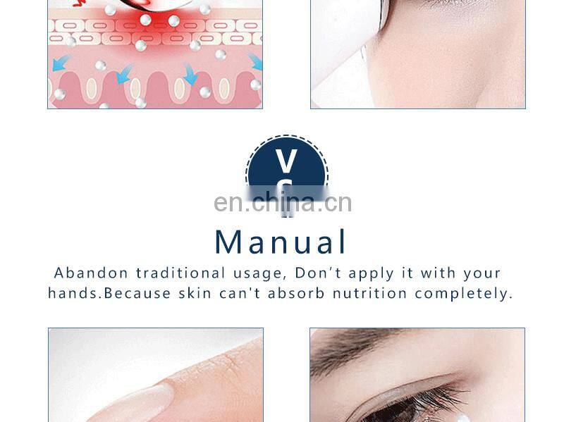 2019 High quality eye relaxing massage microcurrent red light heated eye massager pen