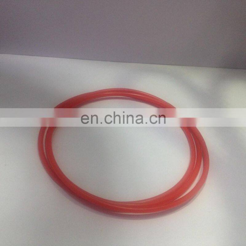 Green Orange Transparent PU round belt Polyurethane drive belt smooth and rough surface