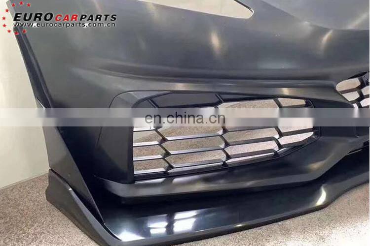 C7 ZL1 front bumper fit for C7 all year to wide front bumper with front lip PP material