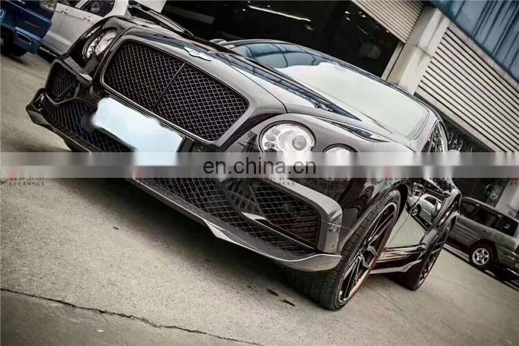 Beautiful carbon fiber material body kit suitable for Bentley Continental GT in st style front lip rear lip side skirts canard