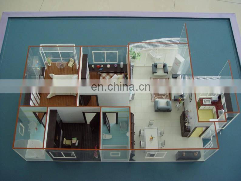 3d models interior design with detail furniture and layout