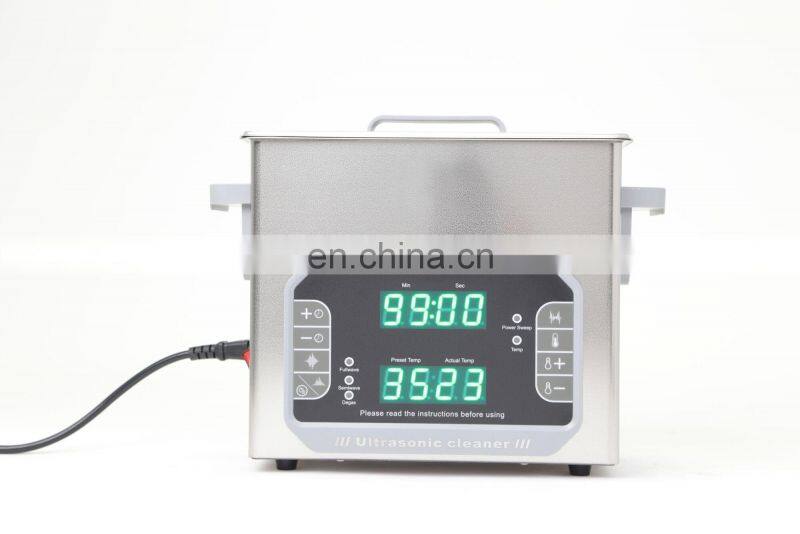 3.2L 100W Power sweep Ultrasonic Cleaner Adjustable Dual Frequency 40KHz and 33KHz