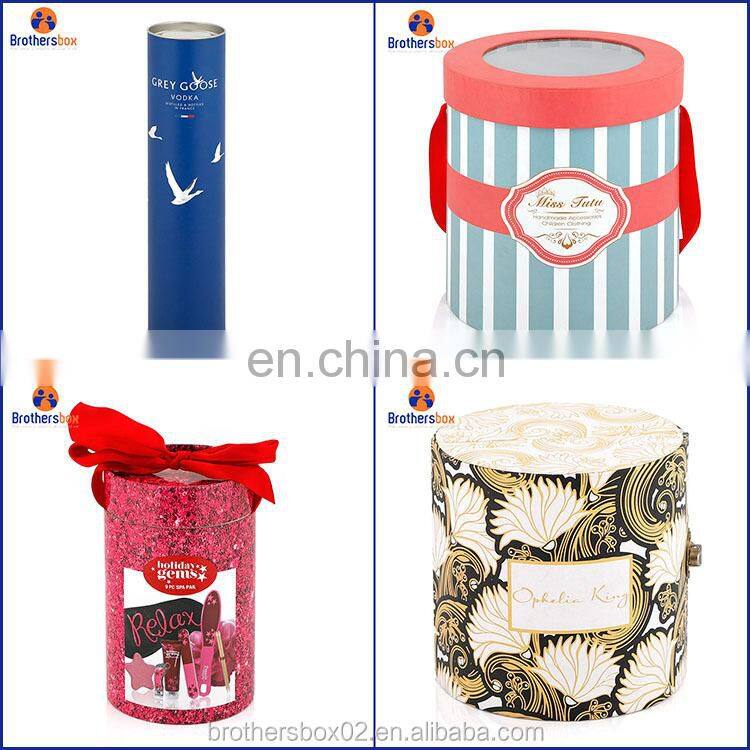 Wholesale cheap custom round paper gift box