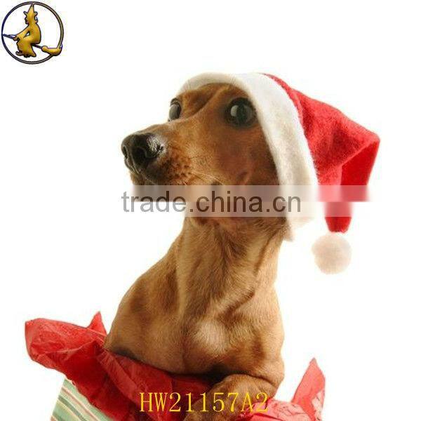 Lovely Big Felt Pet Christmas Santa Hat