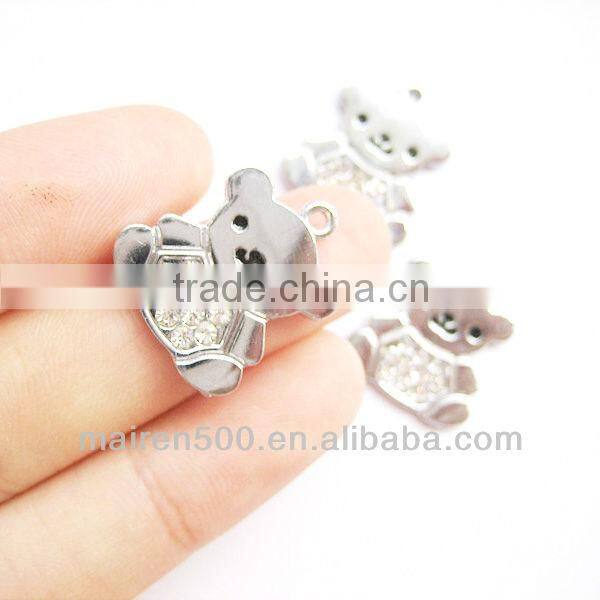 DIY rhinestone fashion Bear pendant (SH-100)