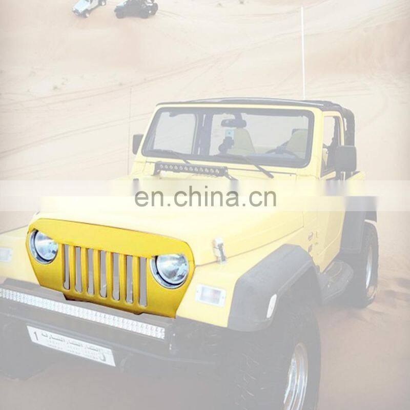 Lantsu J187 ABS front grille  l for Jeep for wrangler TJ 1997-2006 Factory supplies