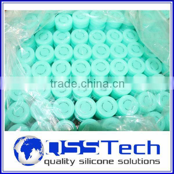 High quality 7ml customized small 3 pieces acrylic storage jar set/ oil dab wax container/ silicone wax and oil container