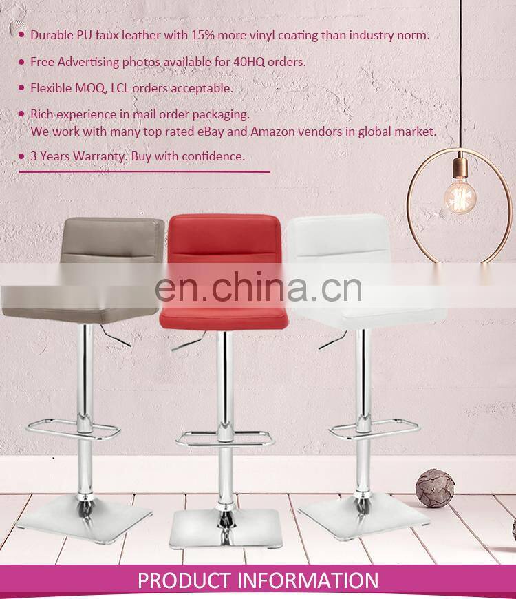 PU leather colors novelty bar stools