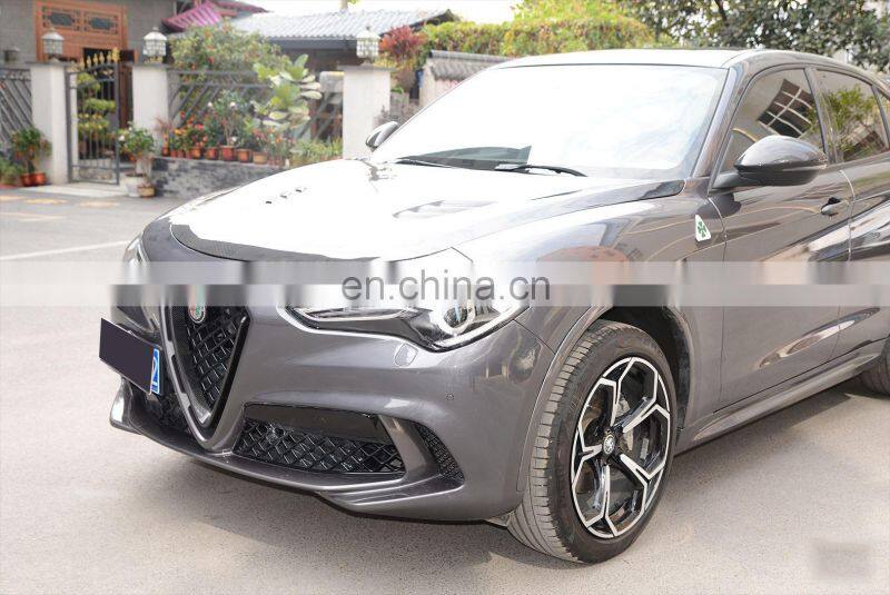 Runde Newest For Alfa Romeo Stelvio upgrade Four-Leaf Clover Front Bumper Kit