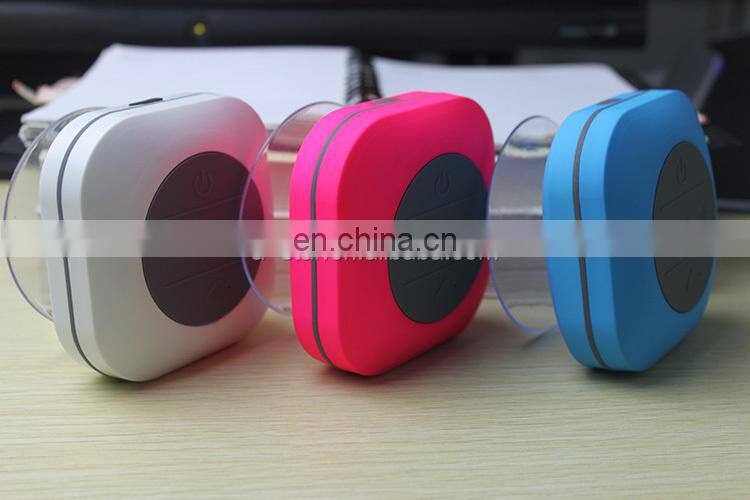 High quality suction cup waterproof shower speaker wireless