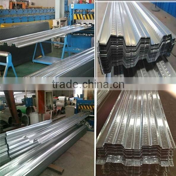 full hard steel structure gi corrugated floor decking sheet