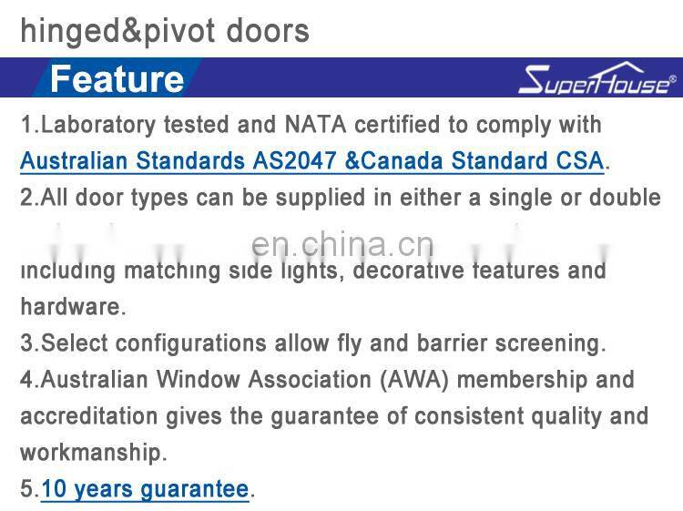 Superhouse Economical exterior aluminium louver swing out door