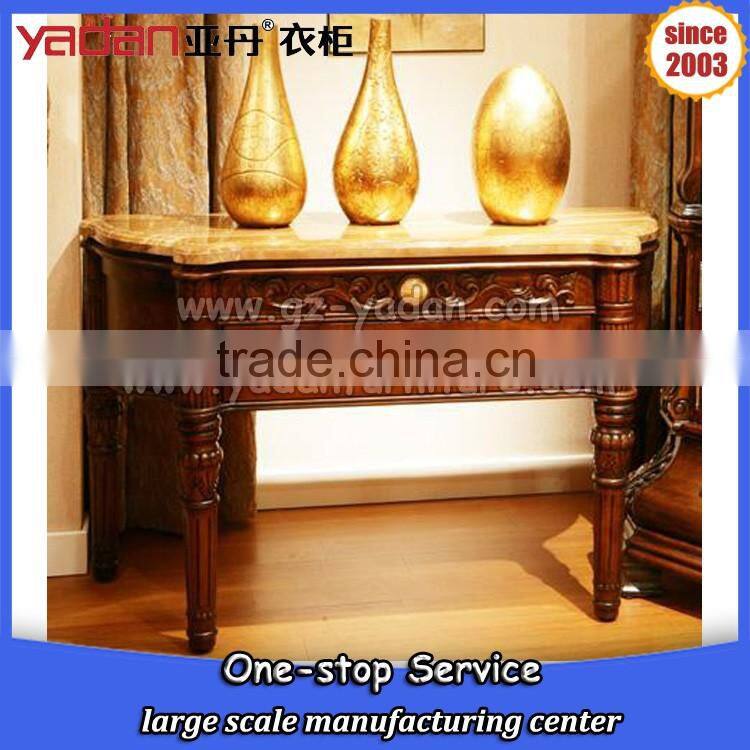 French style half moon console table simple design, cheap marble top console table