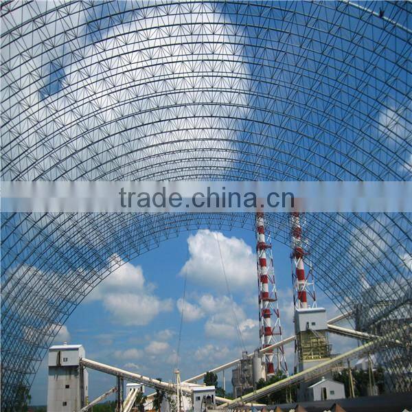 High standard prefab space frame for coal storage