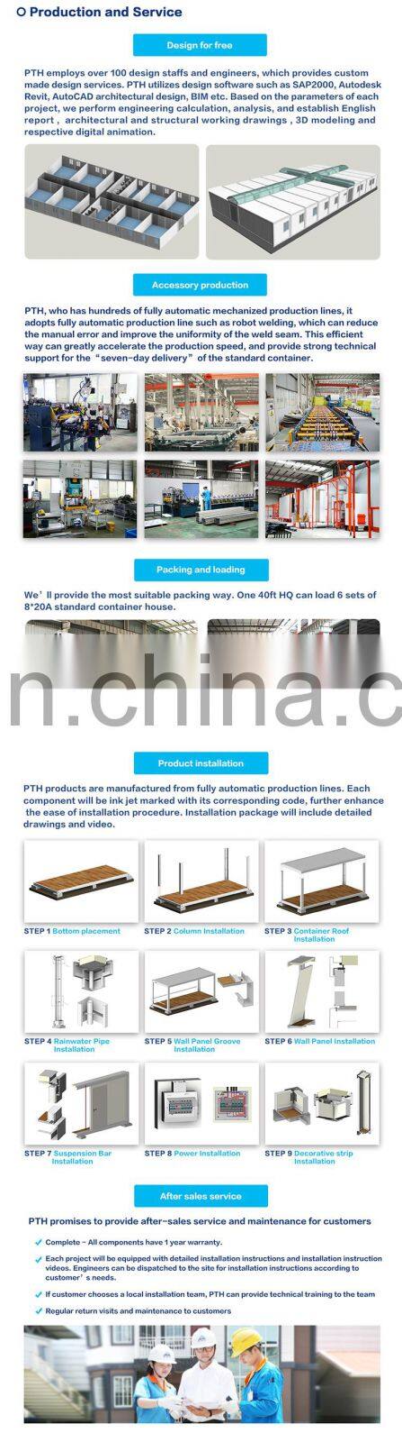 prefabricated coffee shop modular shipping container restaurant