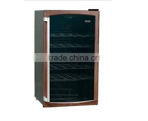 Beverage drinks manual defrosting mini display cooler cabinet