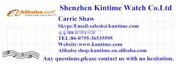 LED watch with rubber strap and alloy watch case