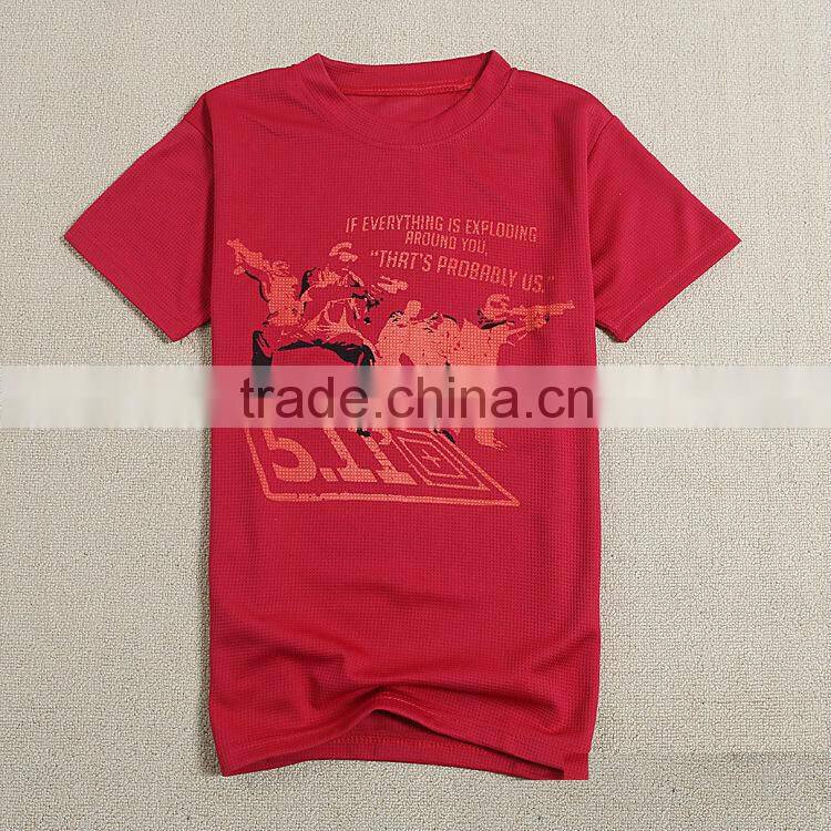 Custom Promotion Sublimated Printing T-shirts, round neck color T-shirt