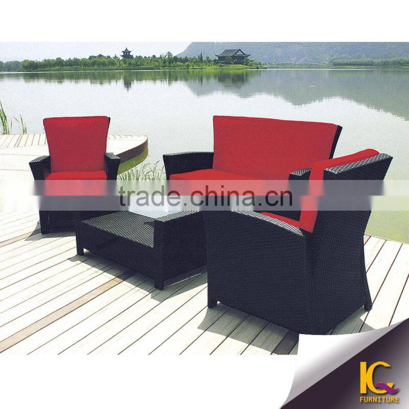 Top sale modern brick red cheap artistic leather queen anne sofa set