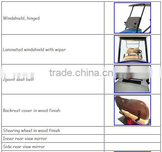 2Seats Electric Golf Cart, Battery Golf Cart, batterie voiturette de golf