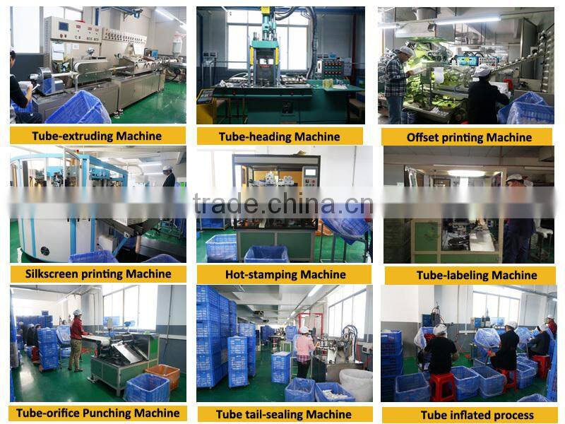 Special sealing way for cosmetic plastic tube