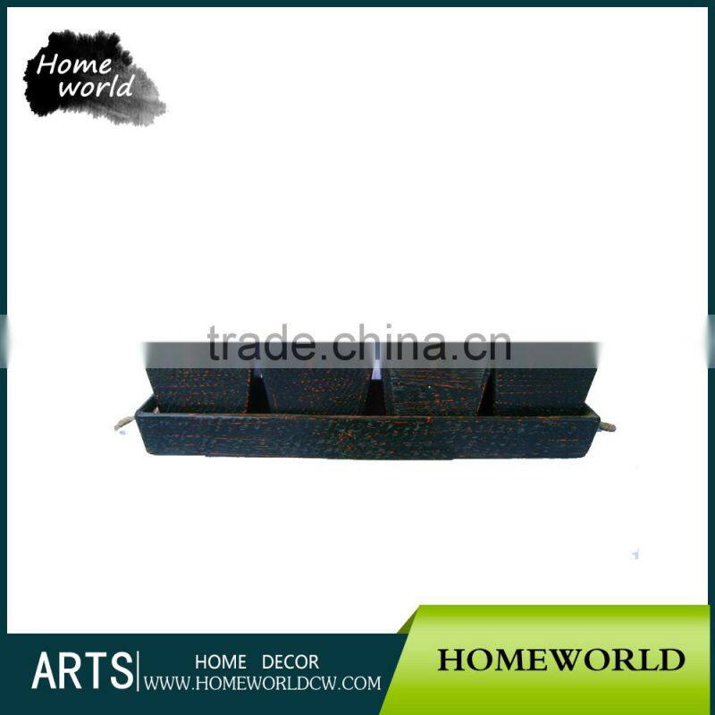 Shabby Chic Balcony Decorative Wooden Nursery Pot Tray