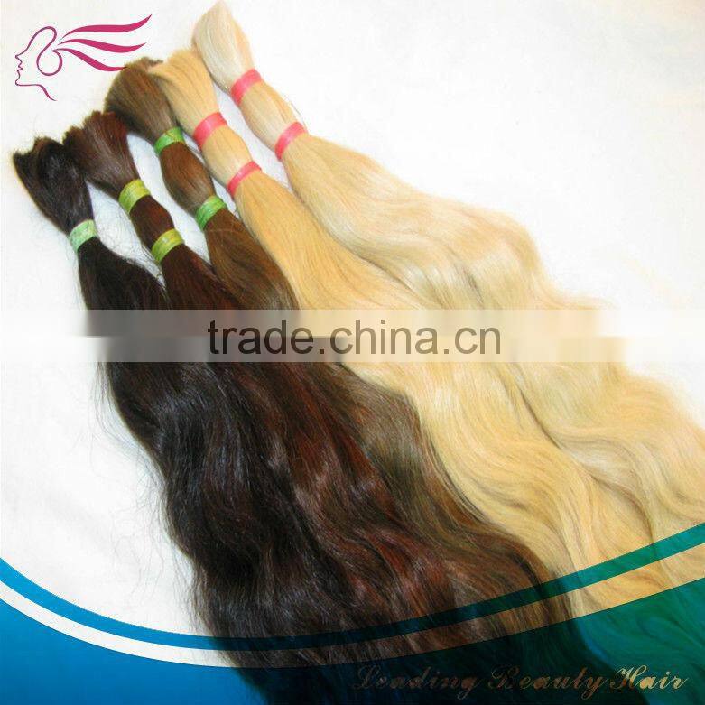 100%remy high quality virgin hair weft
