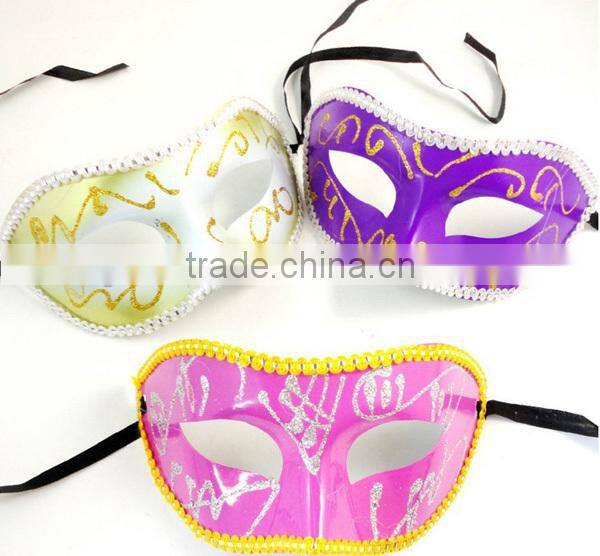 2015 New Style Hot sale customed Half face Venice Fancy Party Mask