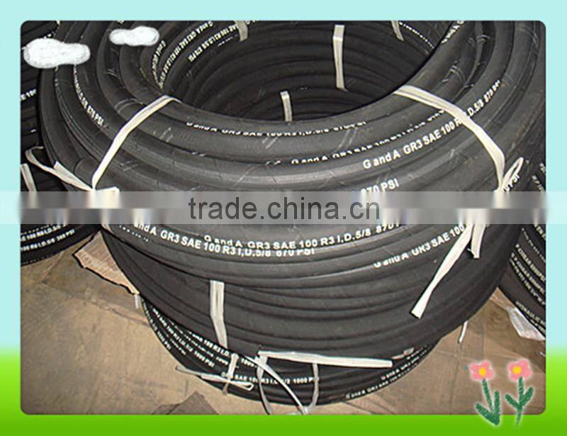 1" SAE 100r3 Rubber Hydraulic Hose with Good Oil Resistance