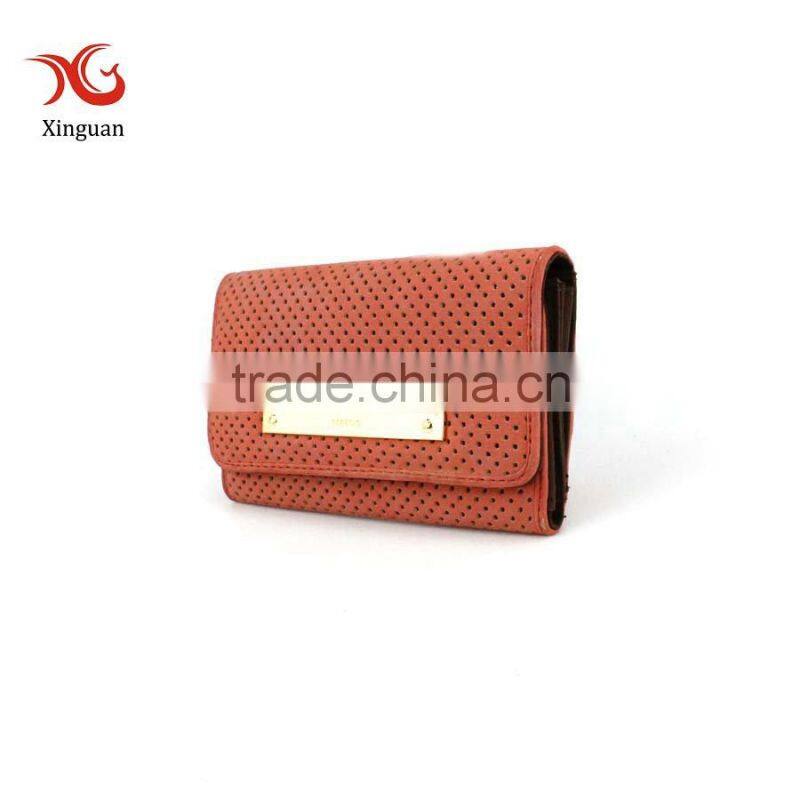 2016 new style woman leather wallet