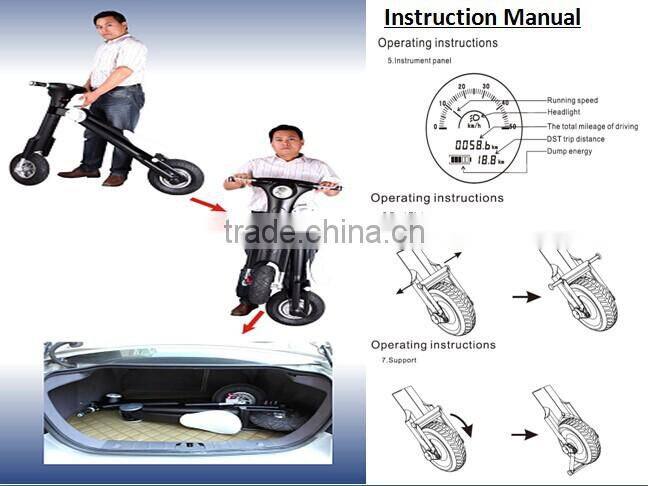 2016 mini ET Scooter for adults with 350/500W Motor and Lithium battery