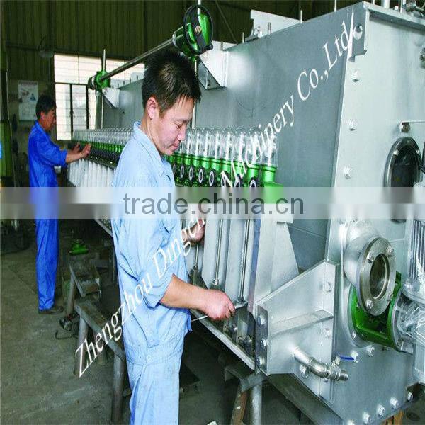 High pressure head box in long mesh paper making machine