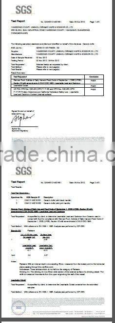 kitchen ceramic serrated knife