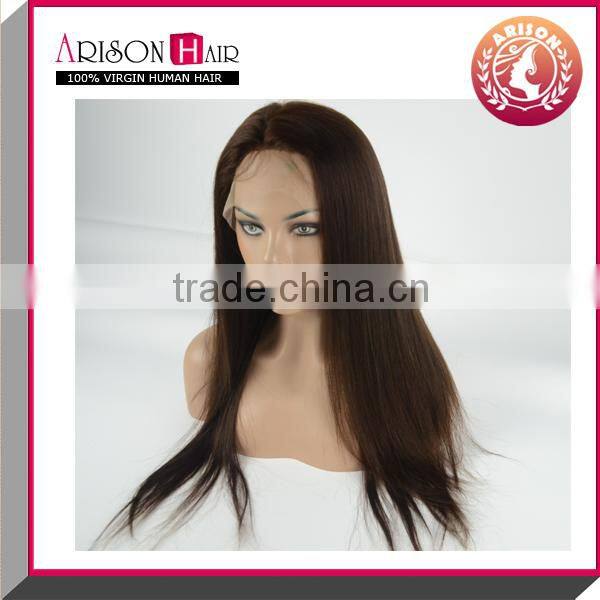 100% indian remy hair silk top full lace wig