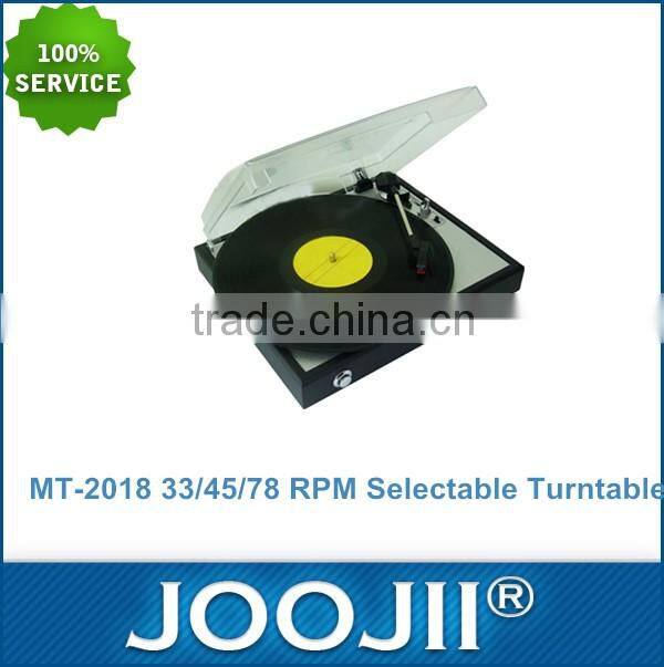 Retro Vinyl Record Player With PC Link, 3 Speed Turntable Player With Wholesale Price