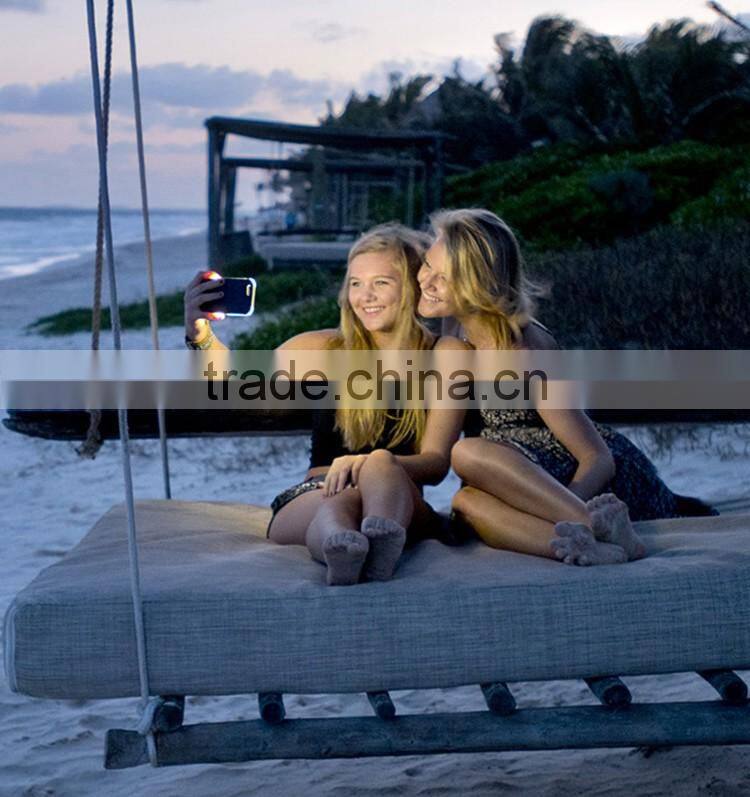 2016 rubber flashlight phone case led demo case selfie stick phone case led phone case light up case for iphone 5c