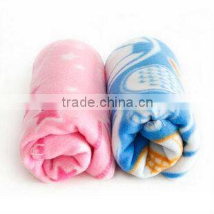 plush mink baby blankets/baby plush blanket/soft plush baby blanket