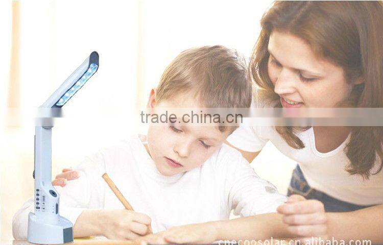 Amazing multifunction hand crank dynamo solar table lamp