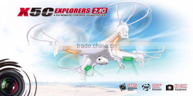 Quadcopter Drone Syma x5c-1 Camera Quadcopter 2.4G 4CH 6Axis Drone drone x5c camera Remote Control RC Quadcopter Freeshipping