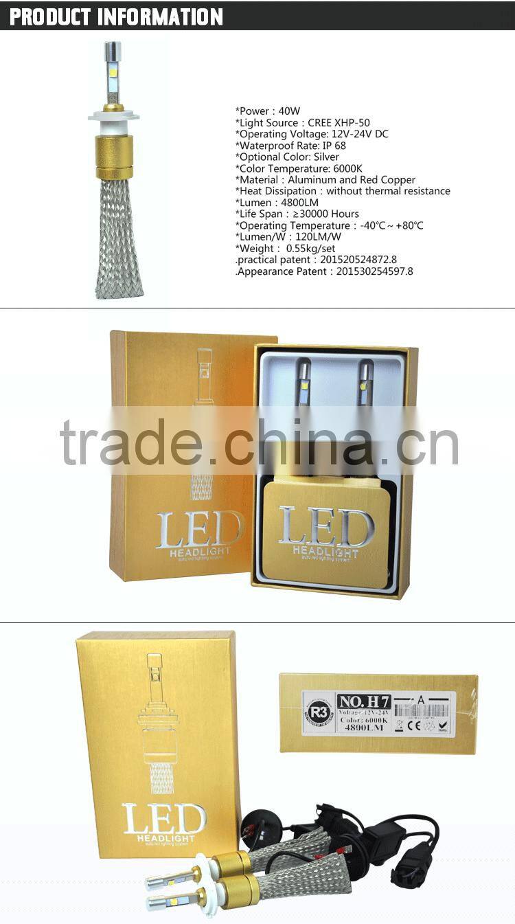Hi/lo Beam H1 H3 H7 H8 H9 LED Vehicle Light