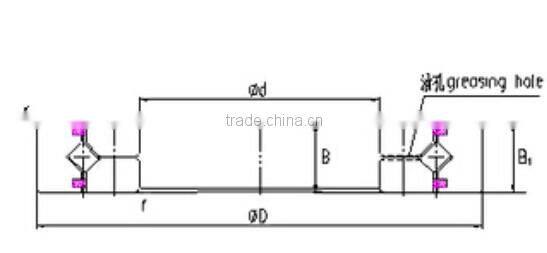 Crossed roller bearing RE9016UUCC0 (90x130x16mm) used on PrecisionTurntable