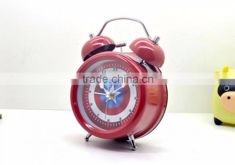 (2016) home design retro table clock, Metal Clock, model design desk clock