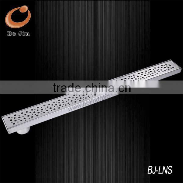 SUS 304 Linear shower drain cover, overflow vetical drain