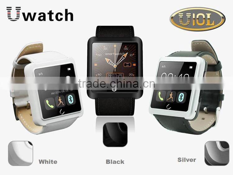 2015 New U Watch U10L Anti-lost Bluetooth Smart Watch Luxury Sports SmartWatch For iPhone 6 5 5S IOS Samsung S5 Note 4 HTC